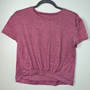 Lululemon cropped cinch front shirt